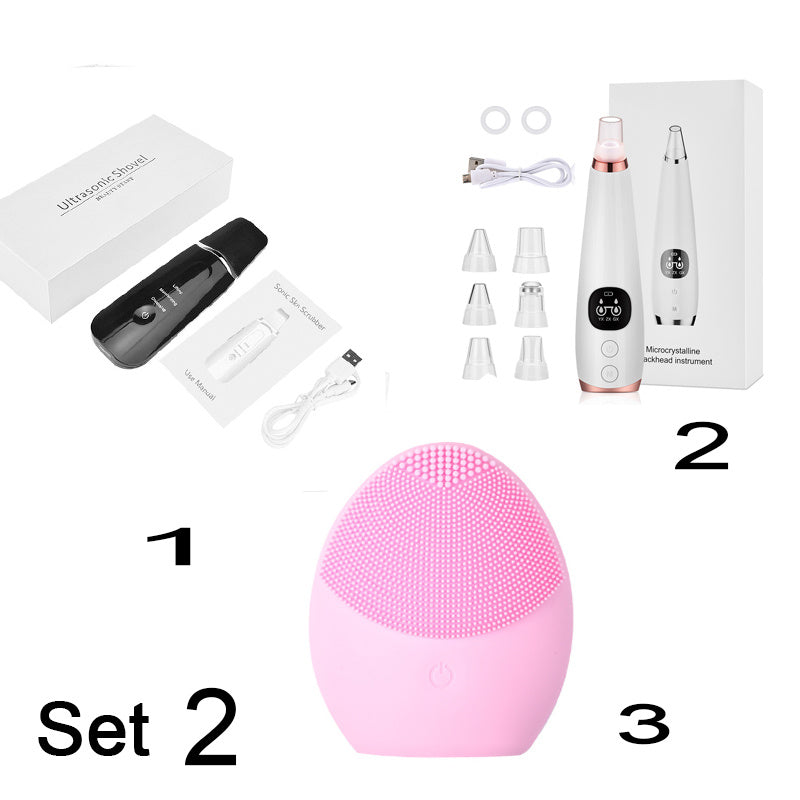 HKM-914899 Ultrasonic Skin Cleansing Device with Ionic Technology for Deep Cleaning and Improved Skin Elasticity