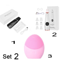 HKM-914899 Ultrasonic Skin Cleansing Device with Ionic Technology for Deep Cleaning and Improved Skin Elasticity