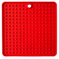 HKM-156563 Silicone Dog Licking Pad - Pet Slow Food Plate, 18.5 x 18.5 cm