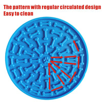 HKM-156563 Silicone Dog Licking Pad - Pet Slow Food Plate, 18.5 x 18.5 cm