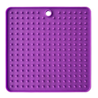 HKM-156563 Silicone Dog Licking Pad - Pet Slow Food Plate, 18.5 x 18.5 cm