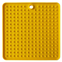 HKM-156563 Silicone Dog Licking Pad - Pet Slow Food Plate, 18.5 x 18.5 cm