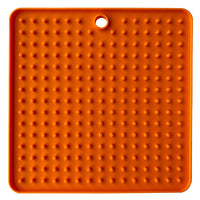 HKM-156563 Silicone Dog Licking Pad - Pet Slow Food Plate, 18.5 x 18.5 cm