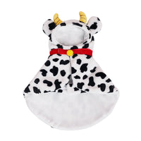 HKM-754195 Warm Cow Cloak for Cats - Stylish Four Seasons Pet Clothes