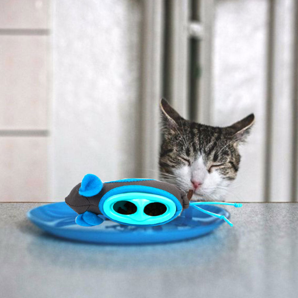 JMT-092810 Interactive Cat Toy with Snacks Grooves - 5 Pieces and 2 Accessories Included