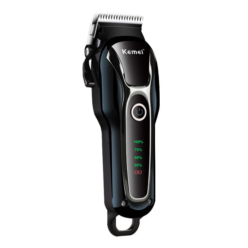 HKM-872083 Rechargeable LCD Electric Hair Clipper for Pets and Humans with Dual-Use Technology and Accessories