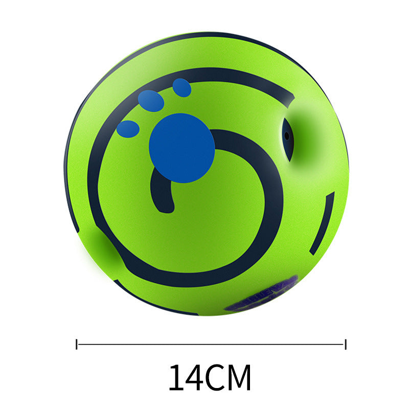 HKM-775059 Durable Vinyl Dog Molar Training Ball - 10cm Diameter, Non-Toxic, Bite Resistant