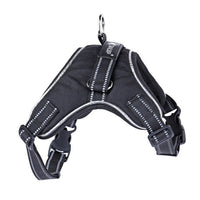 HKM-547667 Adjustable LED Dog Collar with Reflective Strips and Control Handle, Waterproof Oxford Material