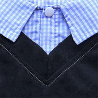 HKM-227603 Plaid Dog Collar Suit with Pointed Design - Polyester Fiber - Multiple Sizes Available