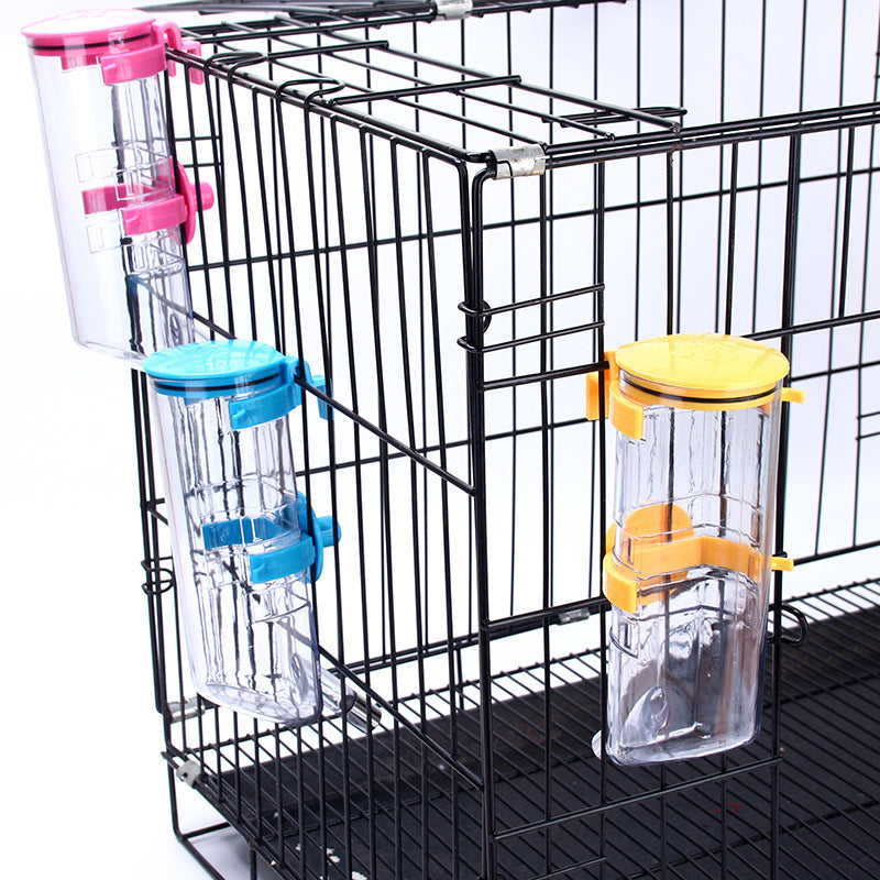 HKM-326483 Automatic Hanging Pet Drinking Fountain - 500ML, 400ML, 350ML, 180ML - Available in Pink, Green, Blue, Yellow