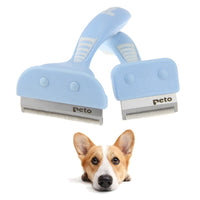 HKM-707091 Pet Hair Removal Comb for Cats and Dogs - Medium and Large Sizes Available in Black and Pink Handles