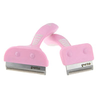 HKM-707091 Pet Hair Removal Comb for Cats and Dogs - Medium and Large Sizes Available in Black and Pink Handles