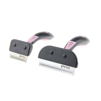 HKM-707091 Pet Hair Removal Comb for Cats and Dogs - Medium and Large Sizes Available in Black and Pink Handles