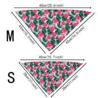 HKM-520531 Tropical Wind Fruit Pet Drool Towel for Dogs - Floral Design, Available in Multiple Sizes