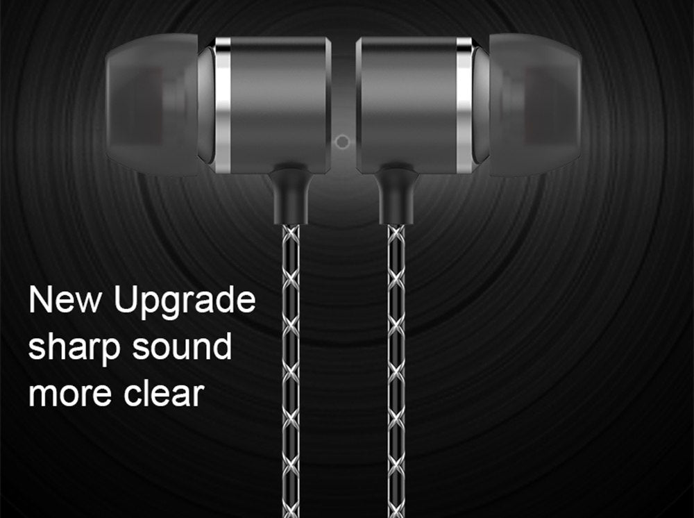 KTX-542675 Metal In-Ear Headphones with Microphone and Noise Cancelling Feature