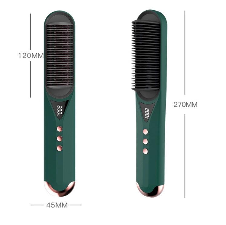 HKM-632019 Dual-Use Curly and Straight Hair Comb with Tourmaline Ceramic Technology