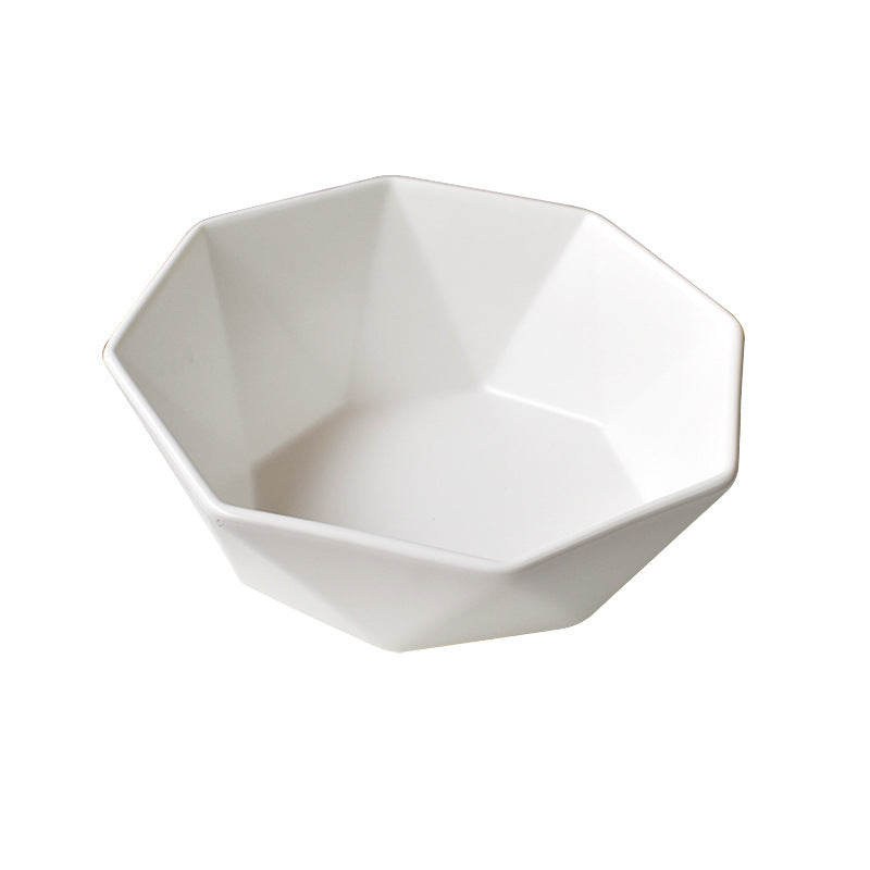 HKM-389715 Ceramic High-Foot Cat Food and Water Bowl with Bamboo Wood Base - 250g Capacity for Food and 250ml for Water