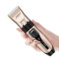 HKM-753363 Quiet Professional Pet Grooming Kit with Sharp Detachable Blade and Adjustable Length Options