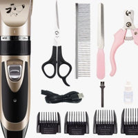 HKM-753363 Quiet Professional Pet Grooming Kit with Sharp Detachable Blade and Adjustable Length Options