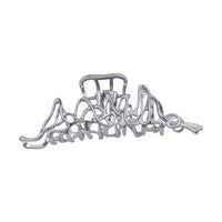 HKM-997075 Irregular Liquid Metal Geometric Hairpin for Women