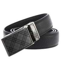 HKM-216531 Men's Automatic Buckle Business Belt - 3.1cm Width, Model LY33-30015-5