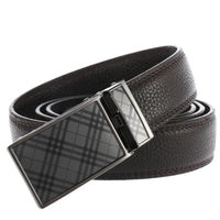 HKM-216531 Men's Automatic Buckle Business Belt - 3.1cm Width, Model LY33-30015-5