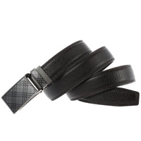 HKM-216531 Men's Automatic Buckle Business Belt - 3.1cm Width, Model LY33-30015-5