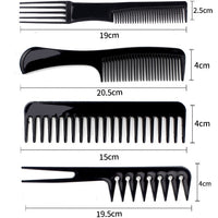 HKM-565331 10-Piece Hair Comb Set for Various Styling Needs