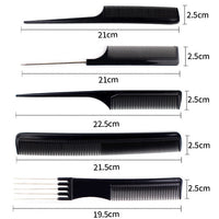 HKM-565331 10-Piece Hair Comb Set for Various Styling Needs