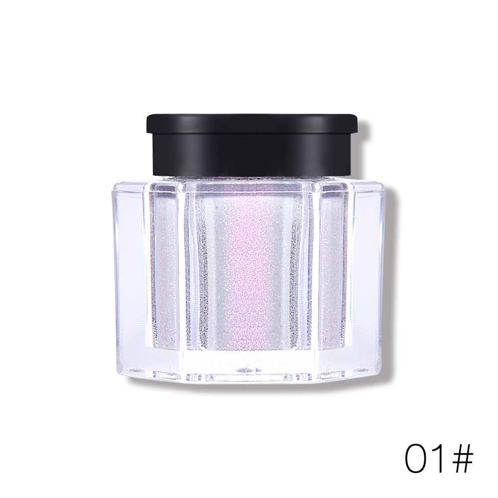 HKM-293779 Polarized Diamond Eyeshadow Powder - 8 Vibrant Colors Including Purple, Gold, Green, and More