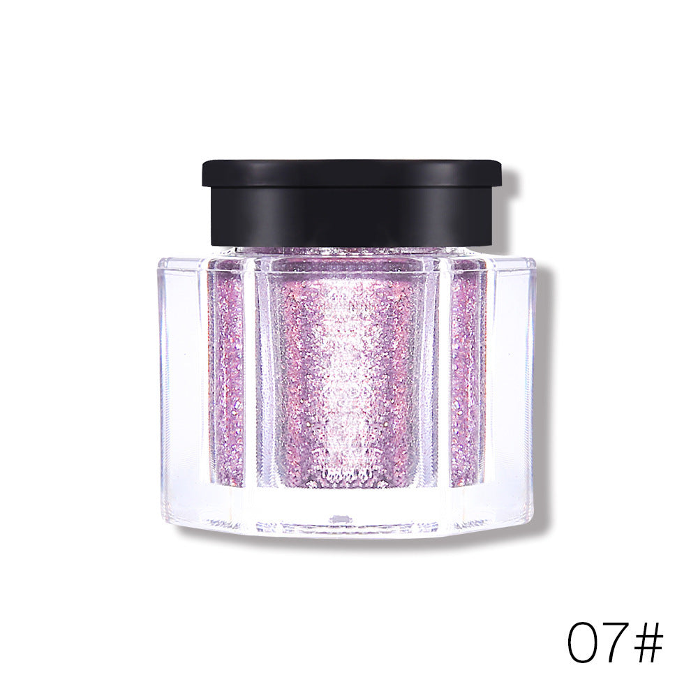 HKM-293779 Polarized Diamond Eyeshadow Powder - 8 Vibrant Colors Including Purple, Gold, Green, and More