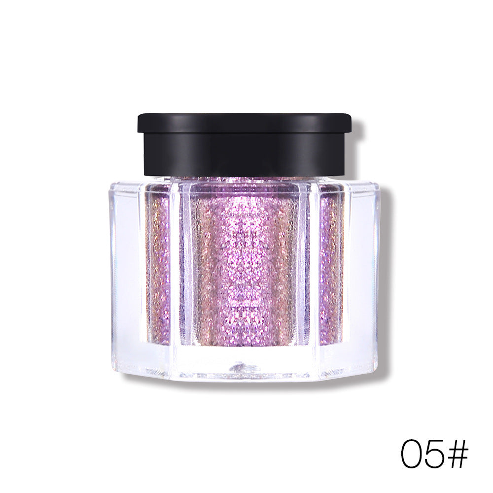 HKM-293779 Polarized Diamond Eyeshadow Powder - 8 Vibrant Colors Including Purple, Gold, Green, and More