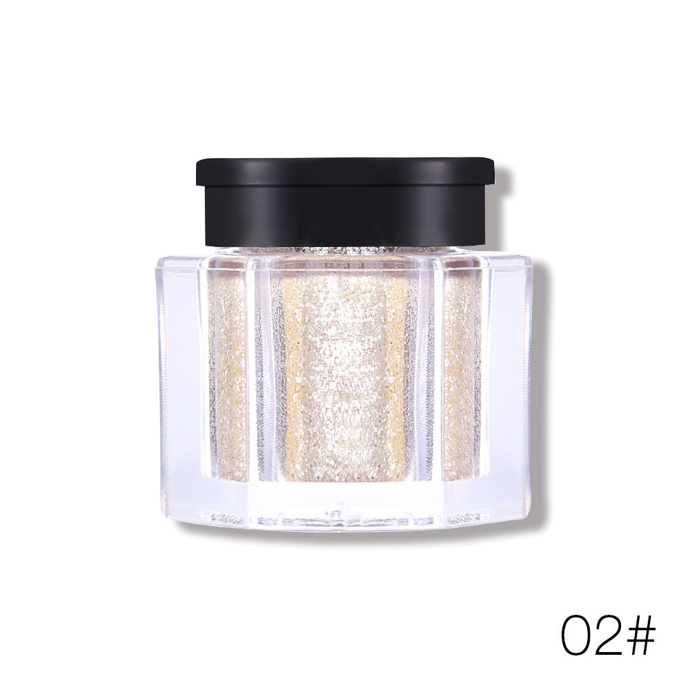 HKM-293779 Polarized Diamond Eyeshadow Powder - 8 Vibrant Colors Including Purple, Gold, Green, and More