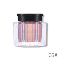 HKM-293779 Polarized Diamond Eyeshadow Powder - 8 Vibrant Colors Including Purple, Gold, Green, and More