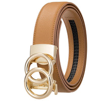 HKM-166803 Luxury Leather Women's Belt – Designer Styling for Every Occasion