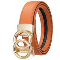 HKM-166803 Luxury Leather Women's Belt – Designer Styling for Every Occasion