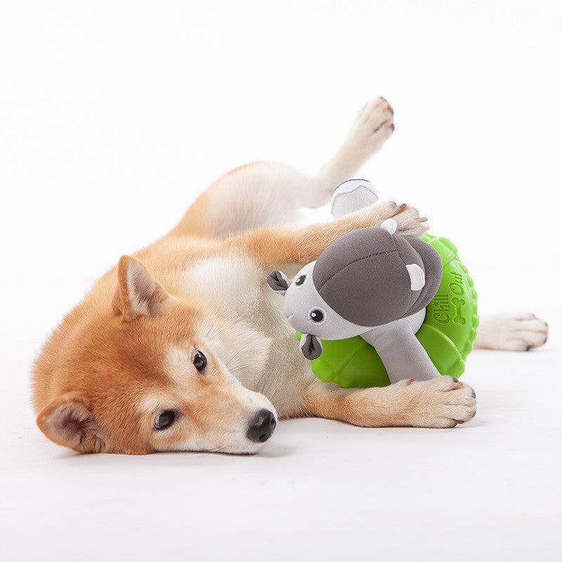 HKM-064531 Durable Glow-in-the-Dark Football & Multifunctional Dog Toys Bundle
