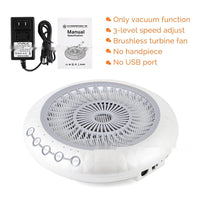HKM-513363 Low Noise Turbofan Nail Dust Remover in Gray