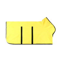 HKM-825491 Fast Drying Microfiber Pet Bathrobe for Small to Large Dogs with Adjustable Towel Grooming Coat