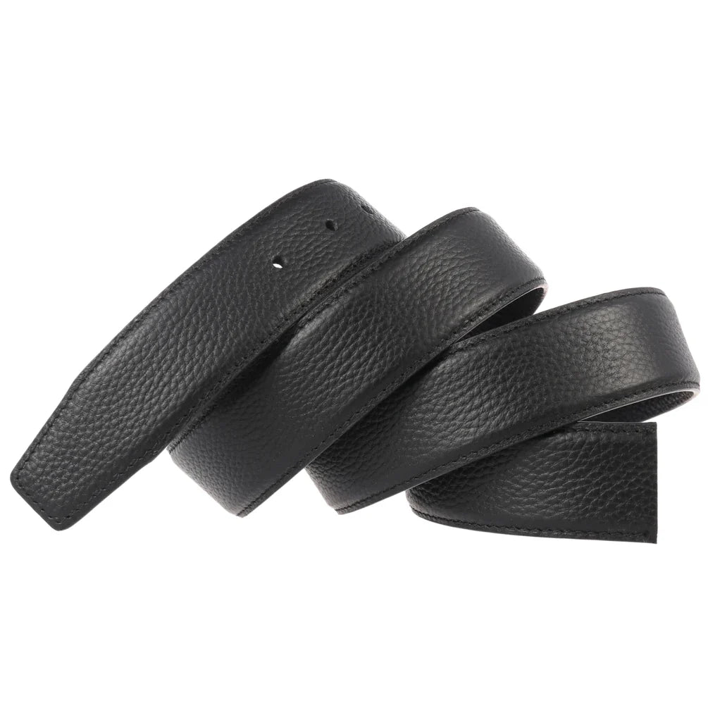 HKM-952083 Perforated First Layer Cowhide Belt Strip for Crafting and DIY Projects - Model LY34-3632