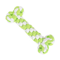 HKM-357139 Hand-Woven Cotton Rope Dog Toy - 15cm Durable Chew Bone