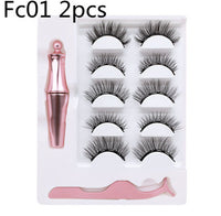 HKM-174227 3 Pairs of Magnetic False Eyelashes with Liquid Eyeliner and 3D Technology