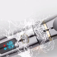 HKM-330835 Electric Hair Clipper with Titanium and Ceramic Blades, Waterproof Design, LED Display, and Rechargeable Battery