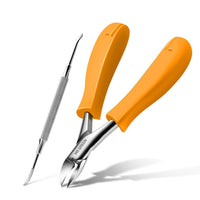 HKM-642131 Single Thick Gray Toenail Clipper with ABS Resin Handle and Stainless Steel Blades
