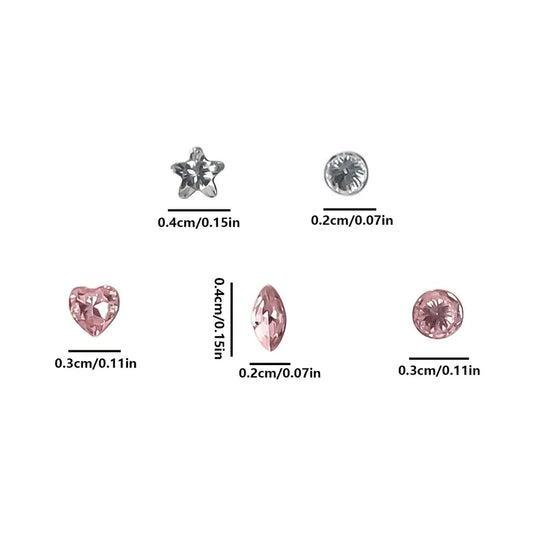 JMT-102218 Crystal Tooth Gems Jewelry Set with Decorative Box for Tooth Decoration