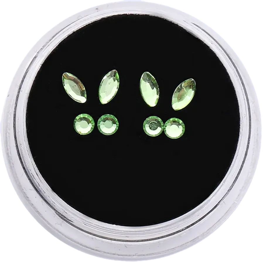 JMT-102218 Crystal Tooth Gems Jewelry Set with Decorative Box for Tooth Decoration