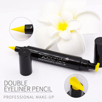 HKM-117779 Two-Color Double-Headed Eyeliner Stamp Pen for Easy Precision Application