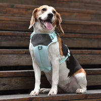 HKM-948947 Adjustable Embroidered Jacquard Dog Harness for Comfort and Safety