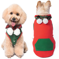 HKM-676307 Casual Dralon Vest for Dogs in Green and Red - Various Sizes Available