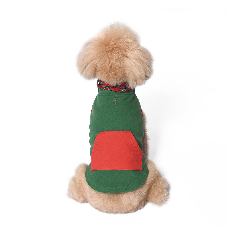 HKM-676307 Casual Dralon Vest for Dogs in Green and Red - Various Sizes Available